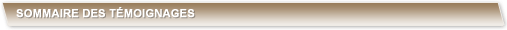 Sommaire des témoignages